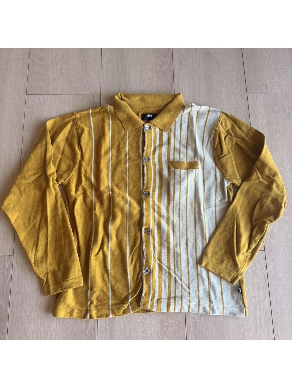 Stüssy Men's Yellow and Multi Shirt